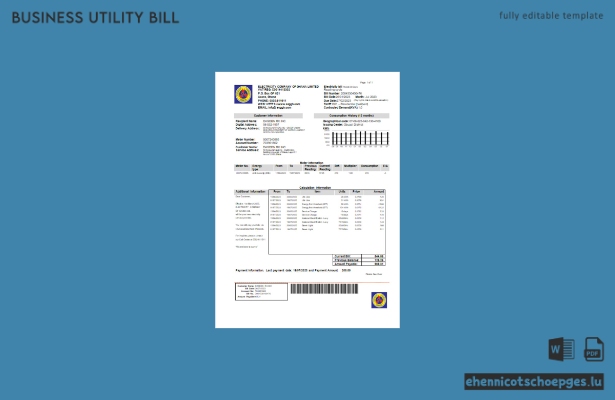 Beispielrechnung der Electricity Company of Ghana Ltd.